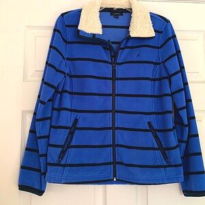 Nautica full zip fleece with Sherpa collar